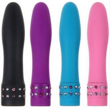 Silicone Mini Diamond G-spot Vibrating Massager